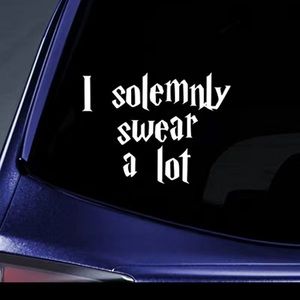 Design | Harry Potter I Solemnly Swear A Lot Funny Decal | Poshmark